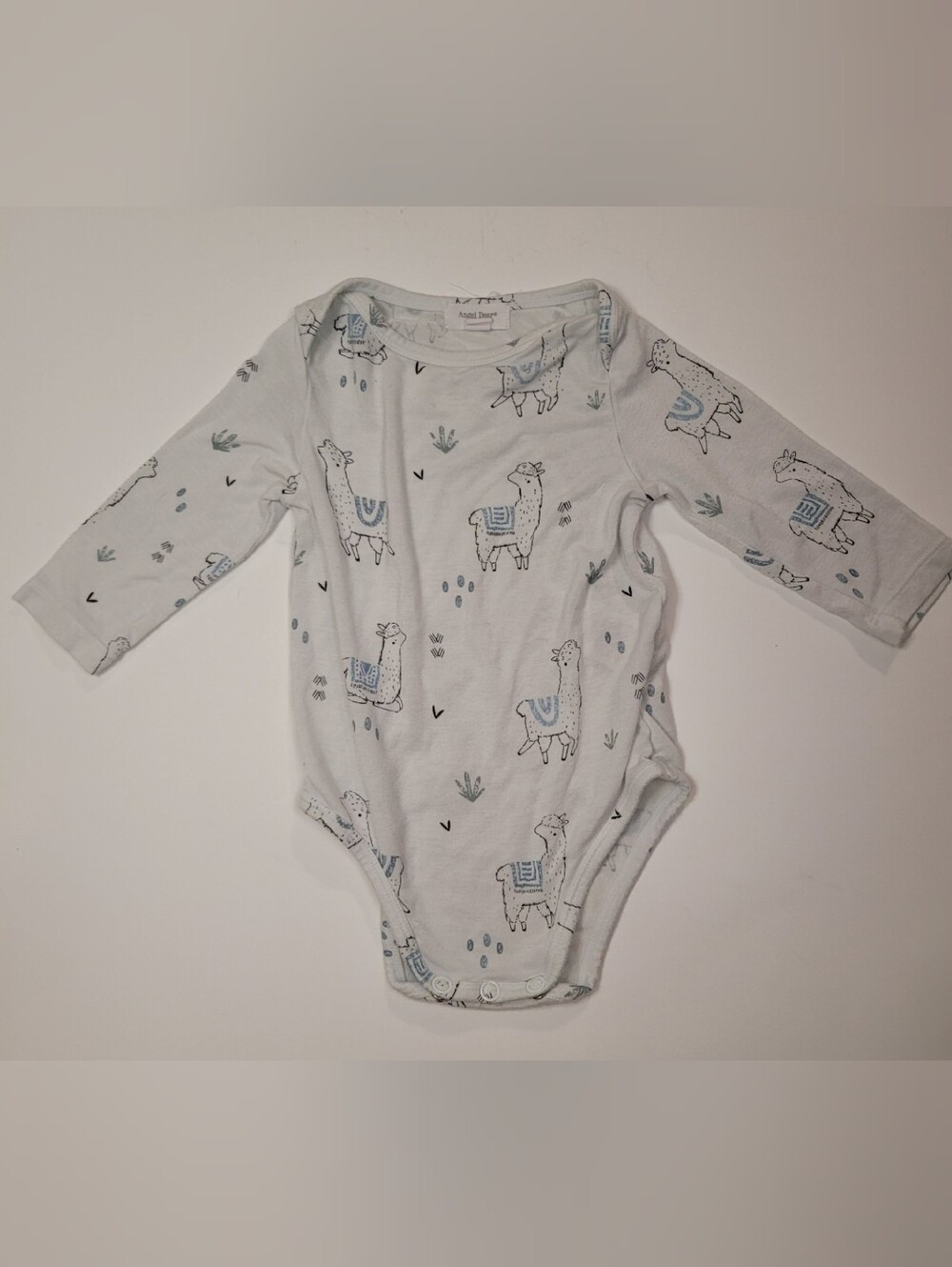 Angel Dear, Llama Lap Shoulder Bodysuit , 3-6 Months